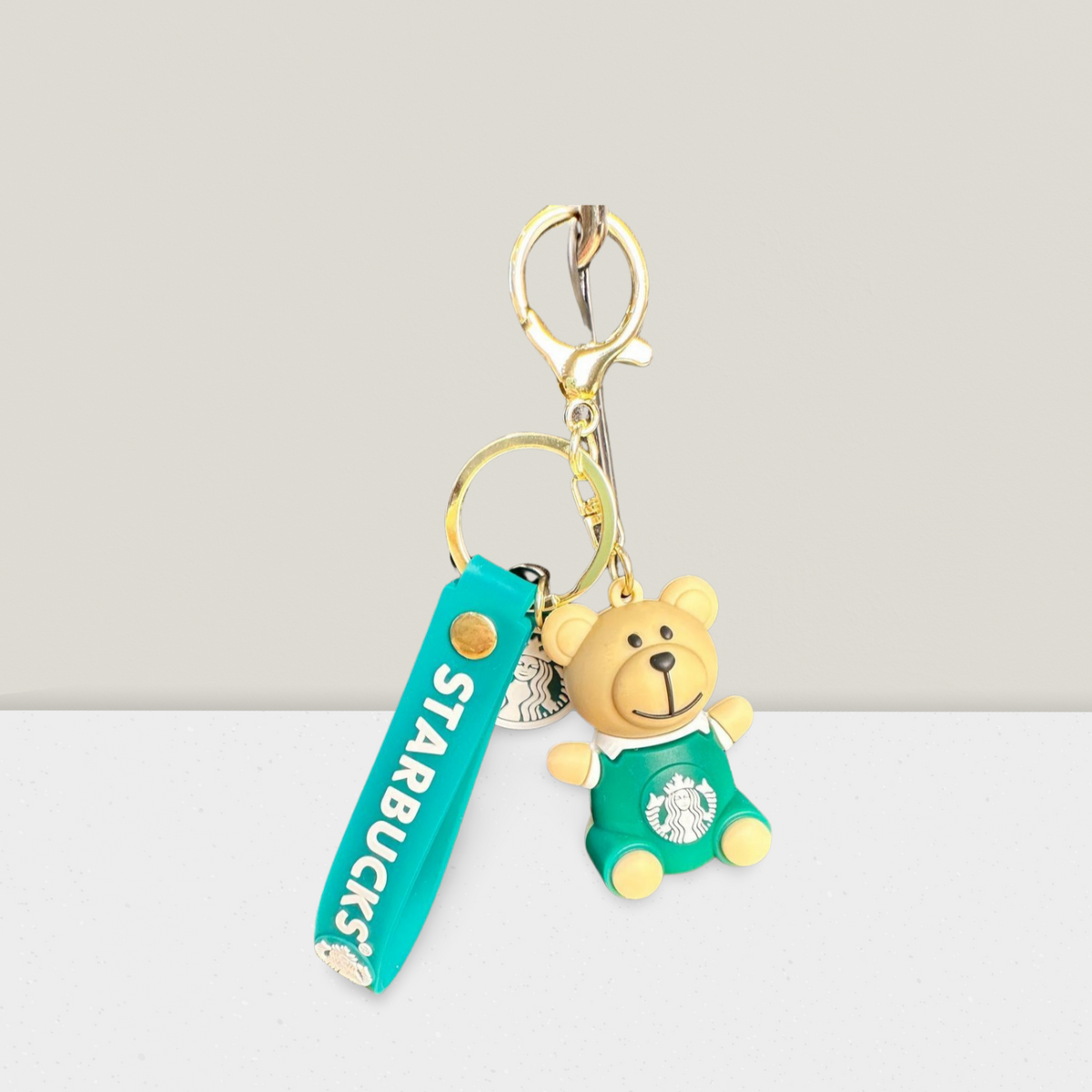 🧸☕ Teddy Love – Starbucks® Bag Charm Anhänger 🧸☕