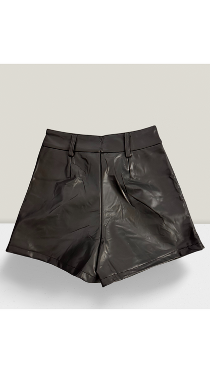 Leder-Shorts