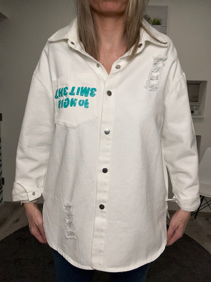 Urban Denim Jacke – Sign of the Time