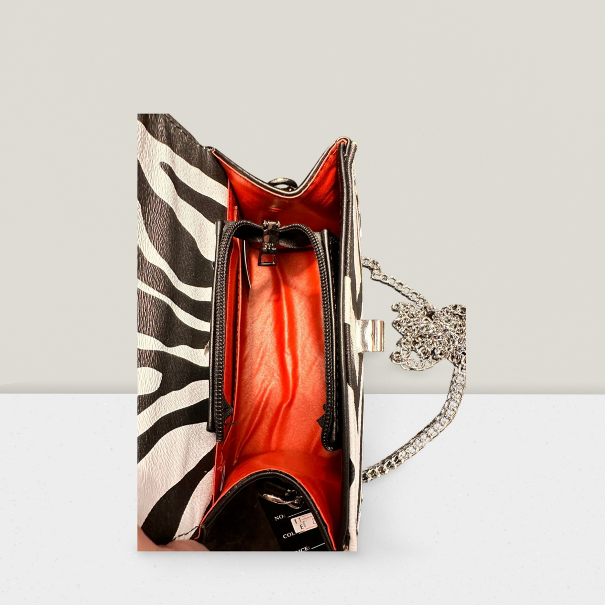 Mini-Bag im Zebra-Look – Wild, stylisch!