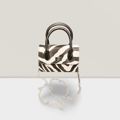 Mini-Bag im Zebra-Look – Wild, stylisch!