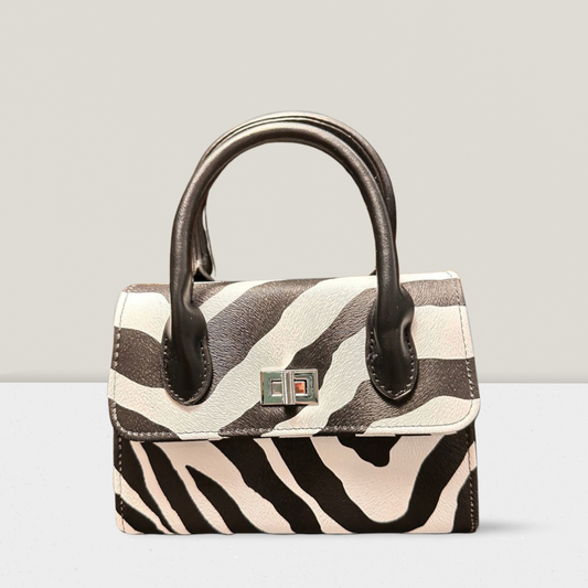 Mini-Bag im Zebra-Look – Wild, stylisch!