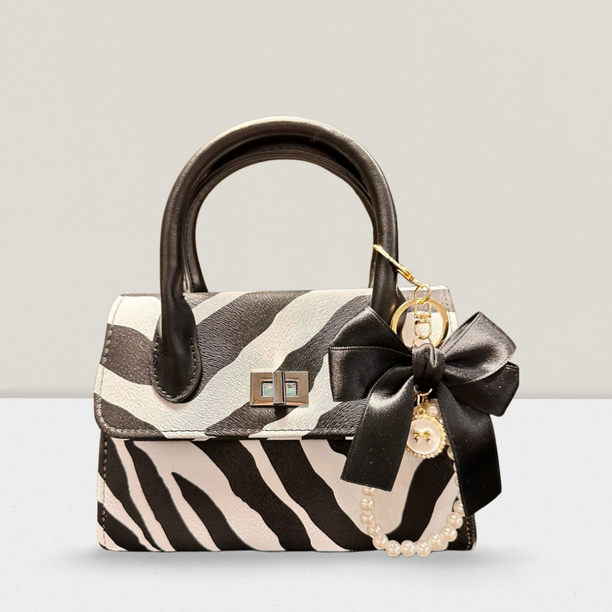 Mini-Bag im Zebra-Look – Wild, stylisch!