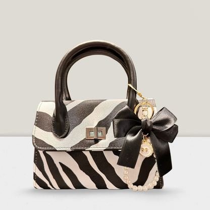 Mini-Bag im Zebra-Look – Wild, stylisch!