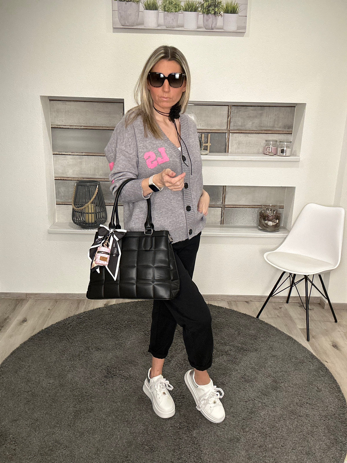 Elegante Stepp-Tasche in verschiedenen Farben