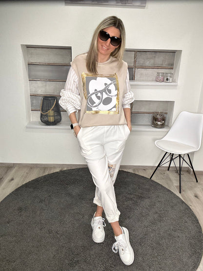Sweater-Style mit Comic-Vibes – Cozy trifft Cool!
